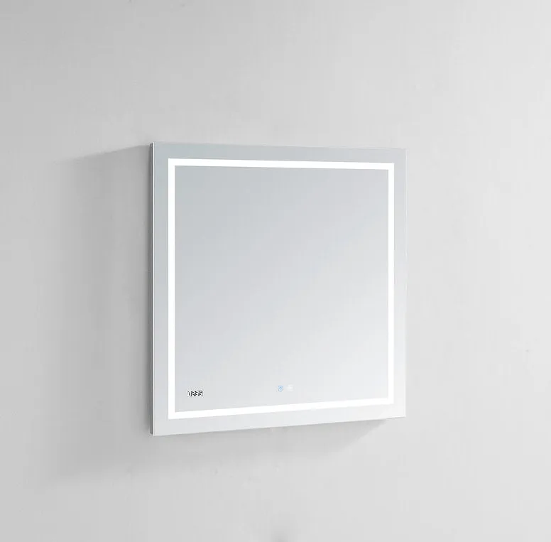 Aquadom Daytona 30x30 LED Lighted Bathroom Mirror