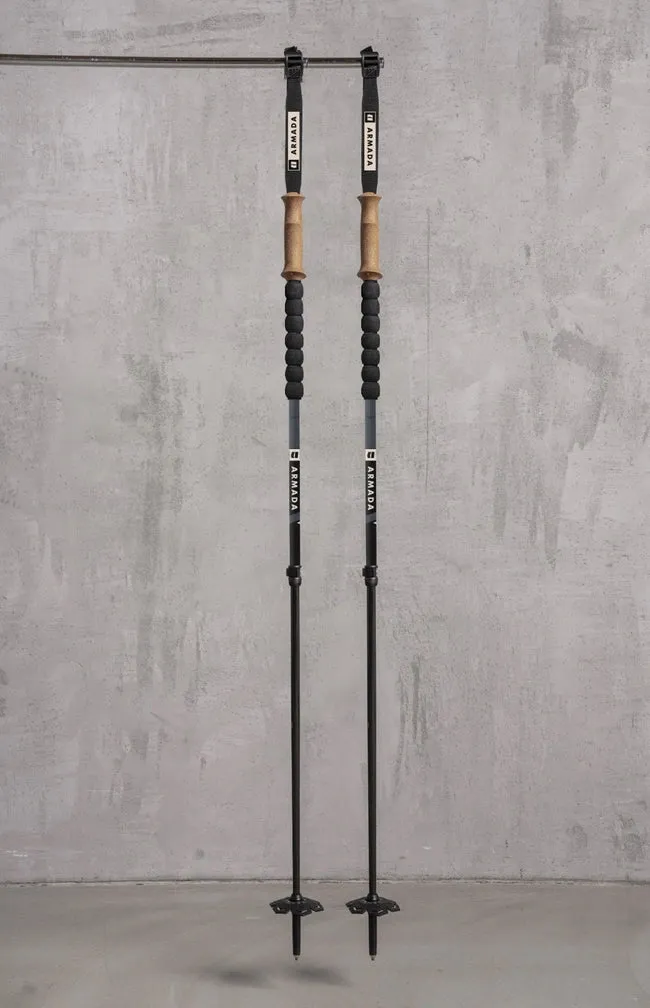 Armada Carbon Adjustable Ski Poles, 2025 Model - Lightweight High-Performance