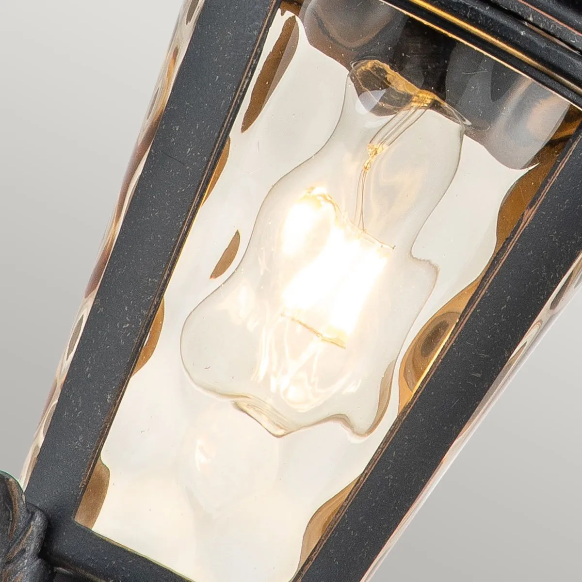 Baltimore 1 Light Medium/Large Chain Lantern - Weathered Bronze IP44 E27