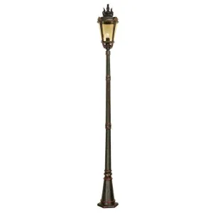 Baltimore Weathered Bronze Large Outdoor Lamp Post Lantern