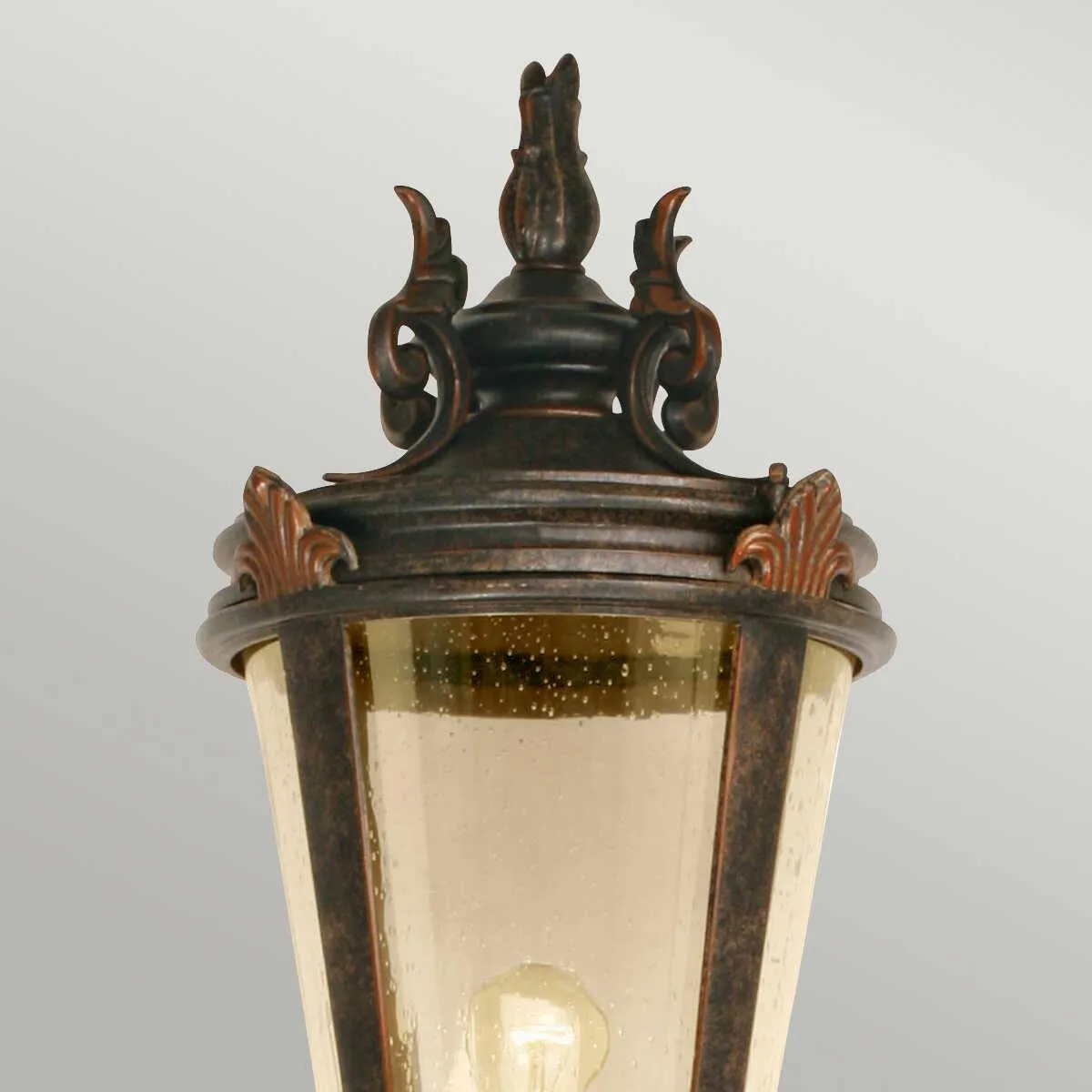 Baltimore Weathered Bronze Large Outdoor Lamp Post Lantern