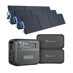 BLUETTI AC200MAX   2*B230   3*PV200 | Solar Generator Kit