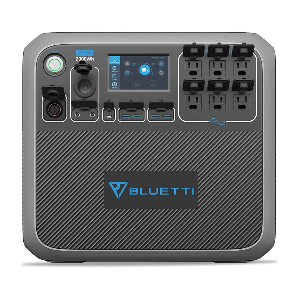 BLUETTI AC200P Portable Power Station   PV350 Solar Panel | 2,000W 2,000Wh