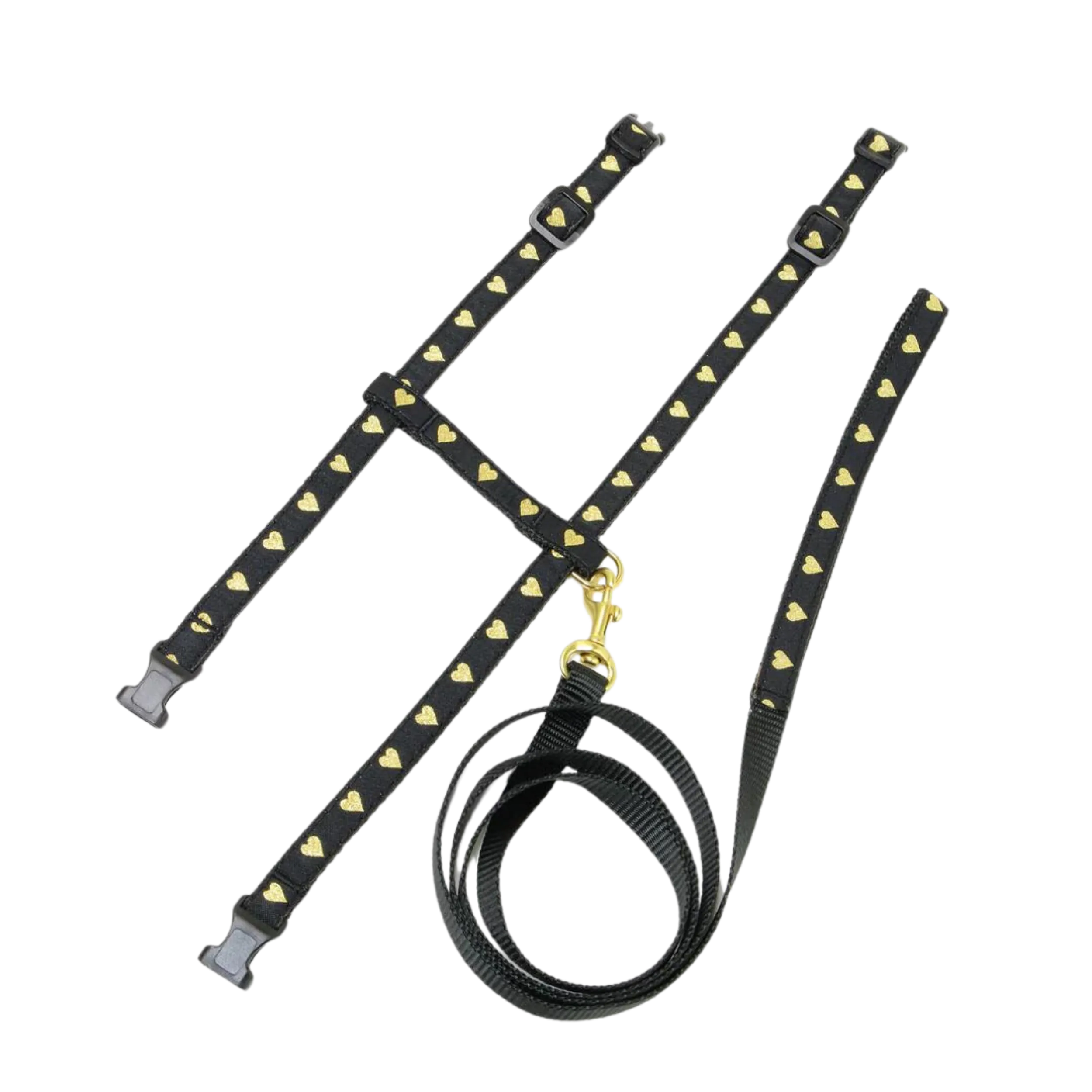 Cat Harness & Leash | Hearts of Gold