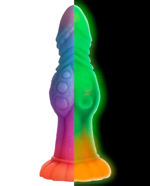 Creature Cocks - Galactic Cock Alien Creature Glow in the Dark Dildo - 8.5in