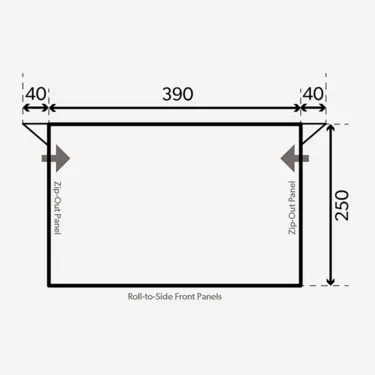 Dometic Rally 390 Poled Caravan Awning