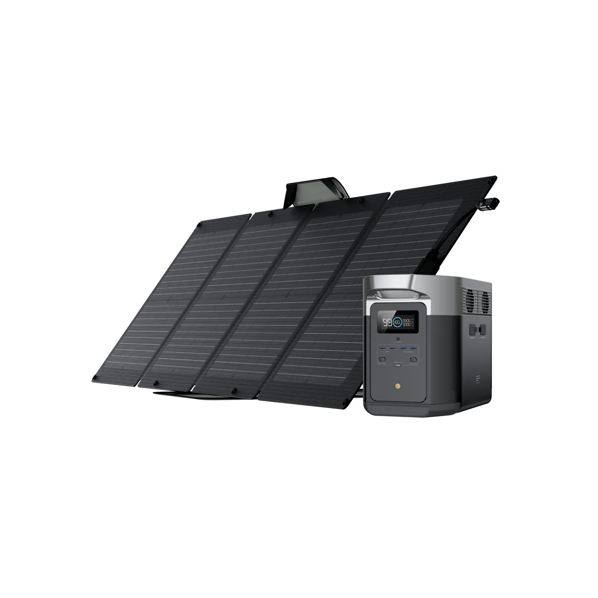 EcoFlow DELTA Max 1600 Solar Generator   1 (One) 110W Portable Solar Panel