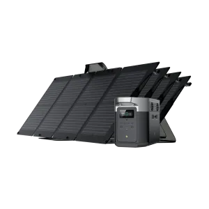 EcoFlow DELTA Max 1600 Solar Generator   4 (Four) 110W Portable Solar Panels