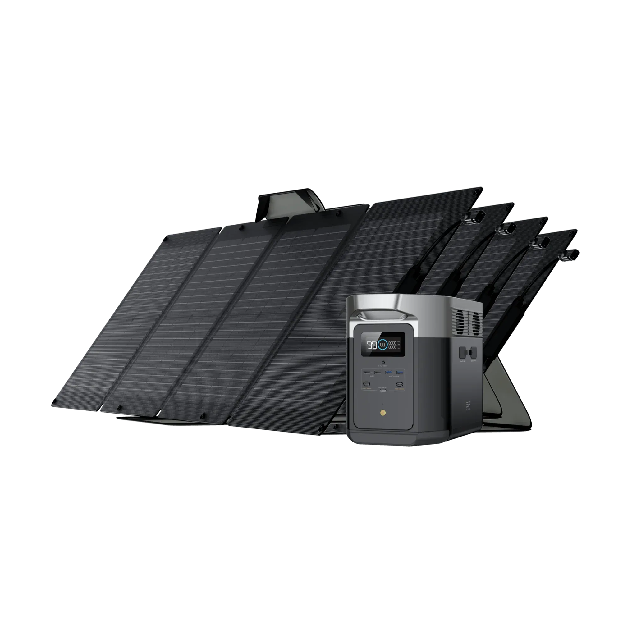 EcoFlow DELTA Max 1600 Solar Generator   4 (Four) 110W Portable Solar Panels