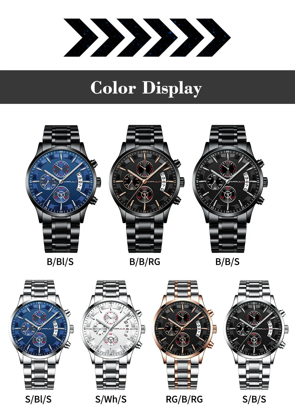 Fashion Men Watches Male Top Brand Luxury Quartz Watch Men Casual Waterproof Sports WristWatch