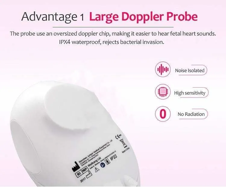 Fetal Doppler Baby Heartbeat Monitor