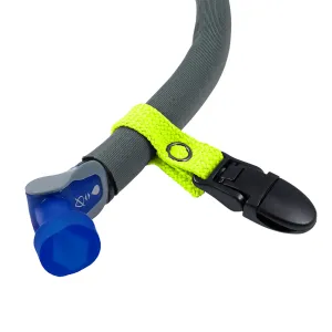 Fluorescent Yellow Drink Tube Lanyard Clip