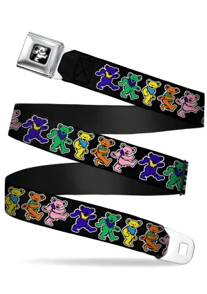 Grateful Dead Dancing Bear Seatbelt Belt