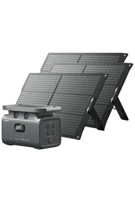 Growatt Infinity 1500 Power station with 100W Solar Panel Combo Kit