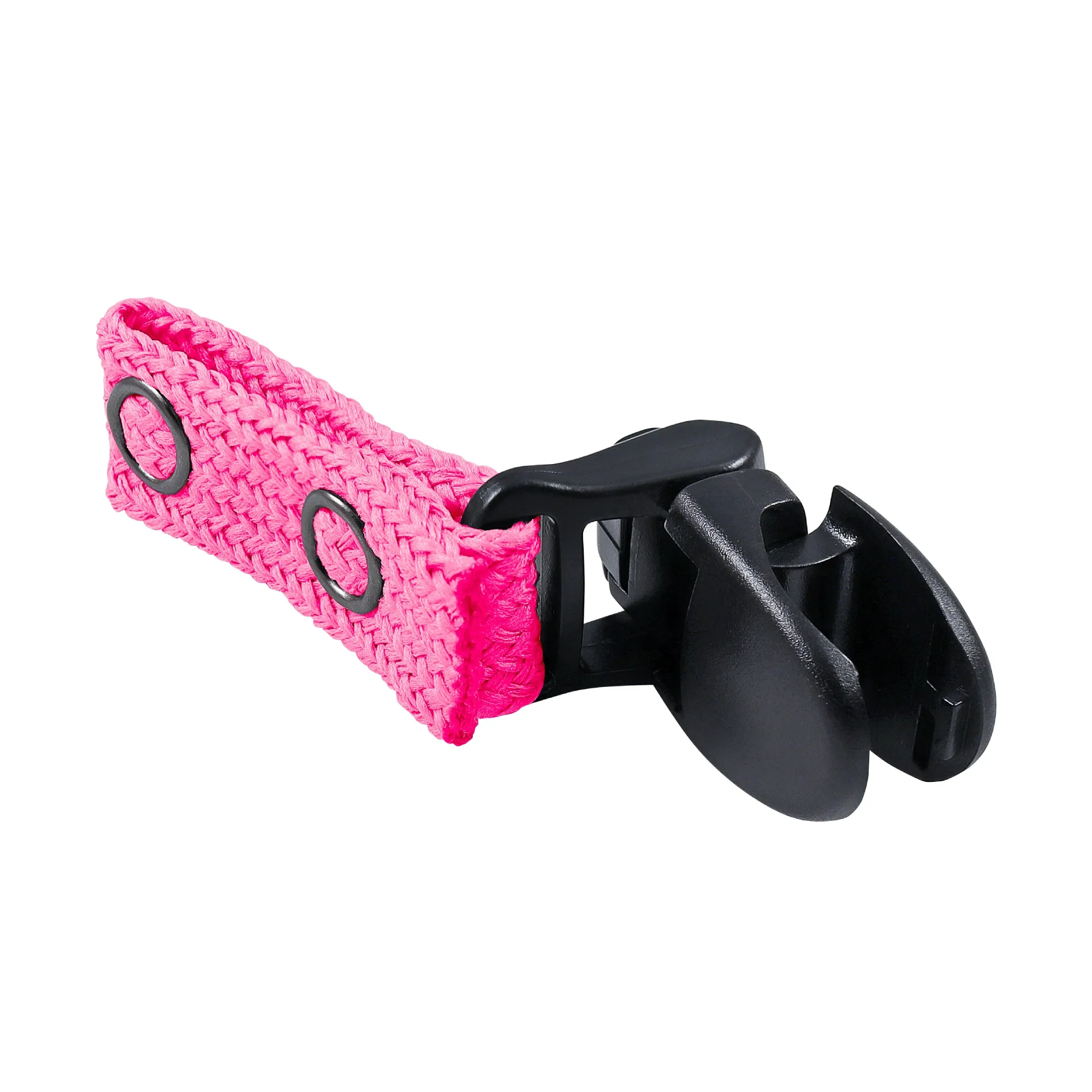 Hot Pink Drink Tube Lanyard Clip