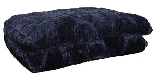 J SHREE Double Bed Mink Blanket for AC, Winter, Comfy Blanket Pack of 1 (GREY, DOUBLE BED)