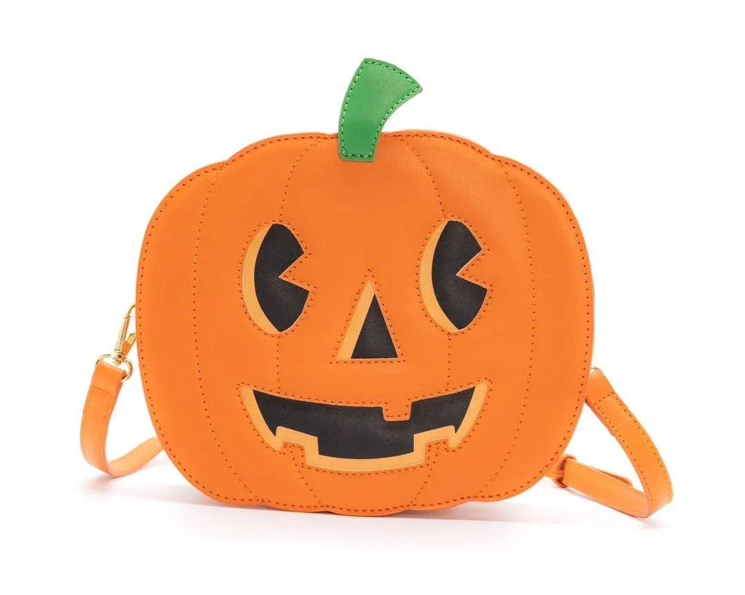 Jack-O-Lantern Pumpkin Handbag by Bewaltz - Purse