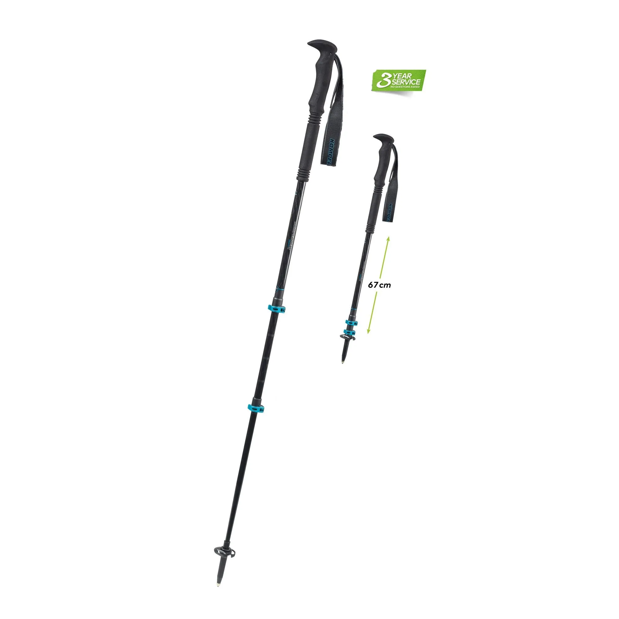 Komperdell Carbon C3 Pro Trekking Poles (Pair)