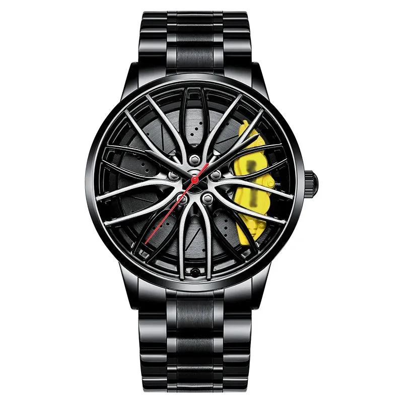 Luxury Sports Car Wheel Watch