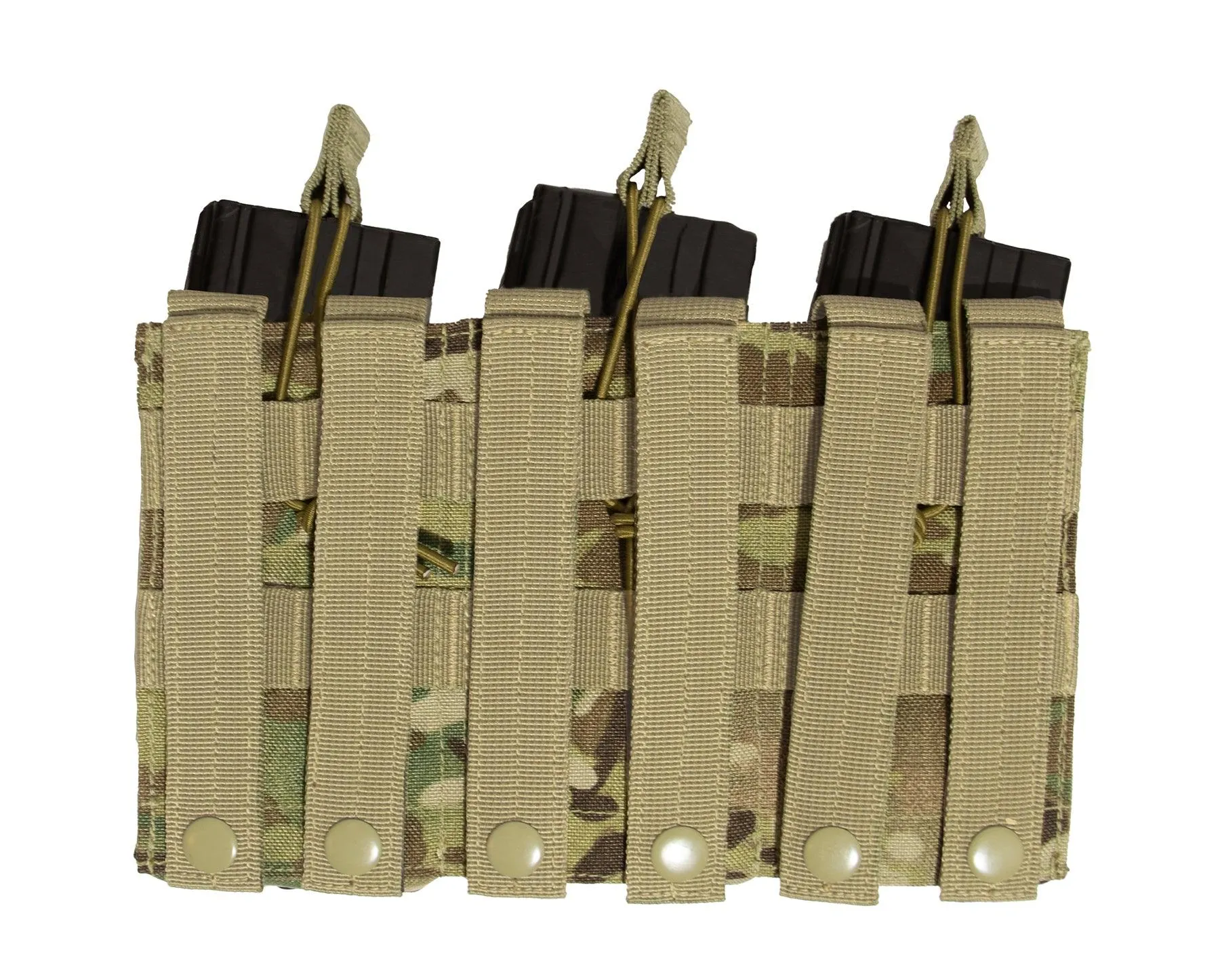 MOLLE Triple Kangaroo Rifle and Pistol Mag Pouch