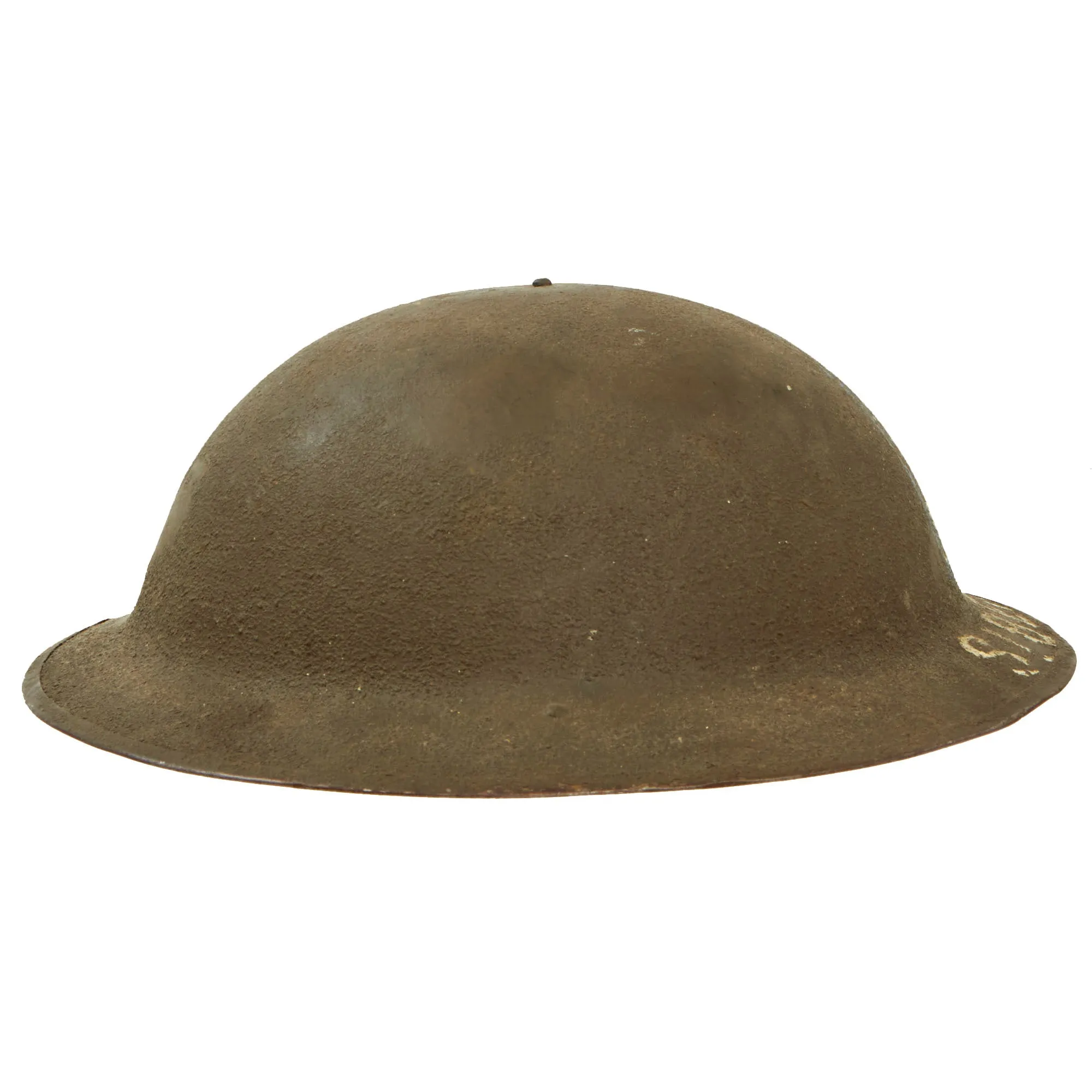 Original U.S. WWI Russian Revolution Complete M1917 AEF Siberia "Polar Bears" Helmet - 31st Infantry Regiment