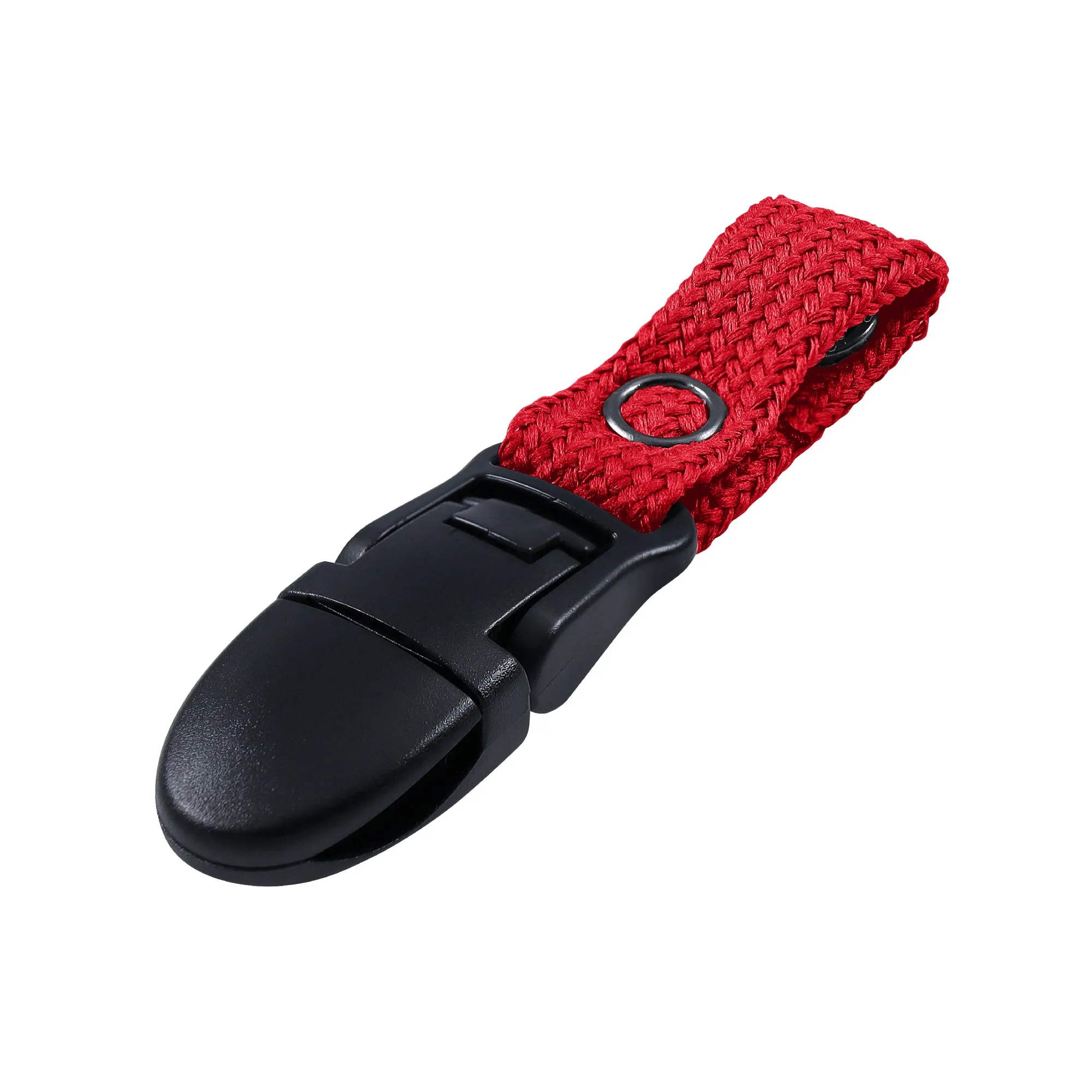 Red Drink Tube Lanyard Clip