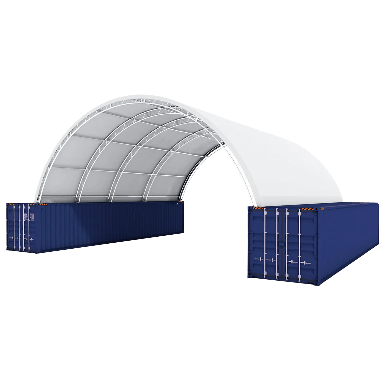 Shipping Container Canopy Shelter Double Truss 40'x40'x15'