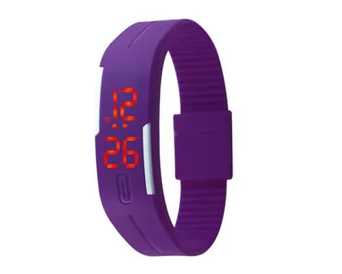 Silicone Digital LED Wrist Sport Watches for Women and Men