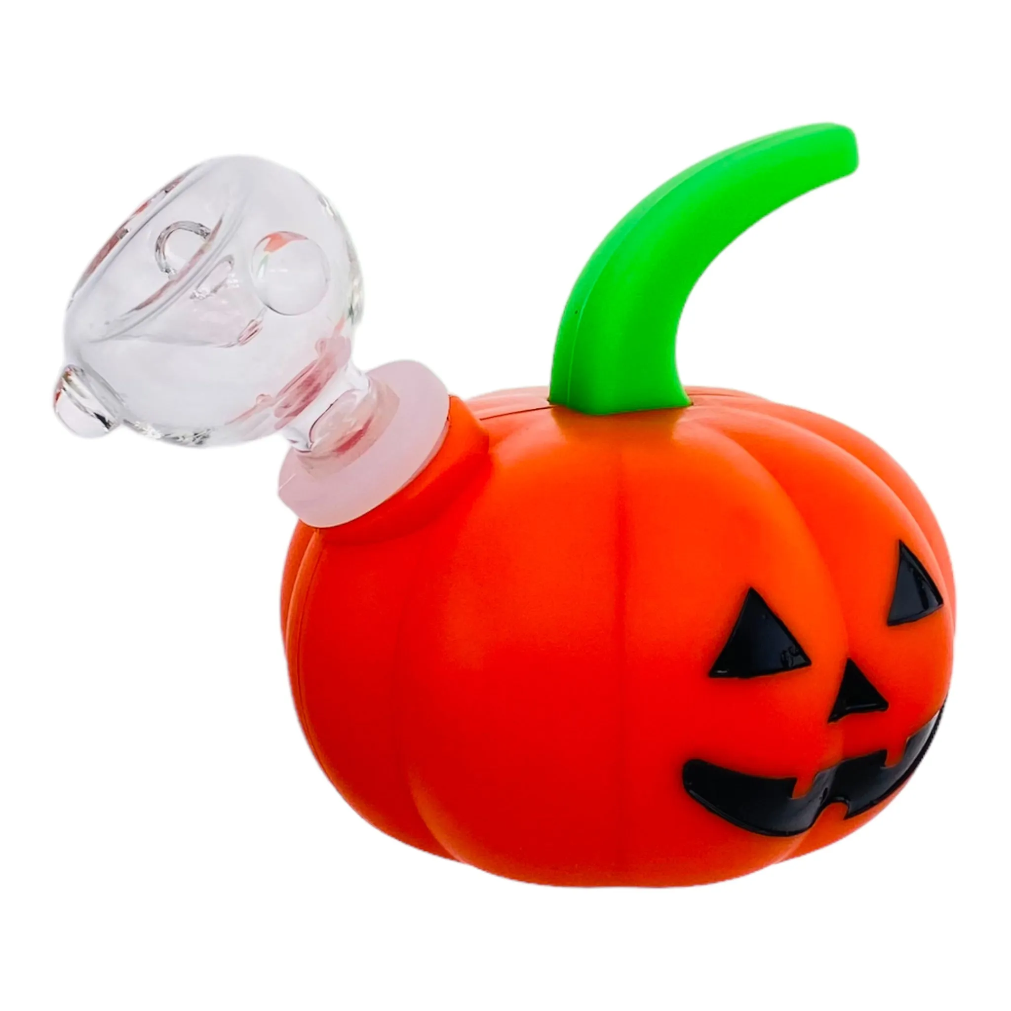 Silicone Jack-O-Lantern Pumpkin Hand Pipe