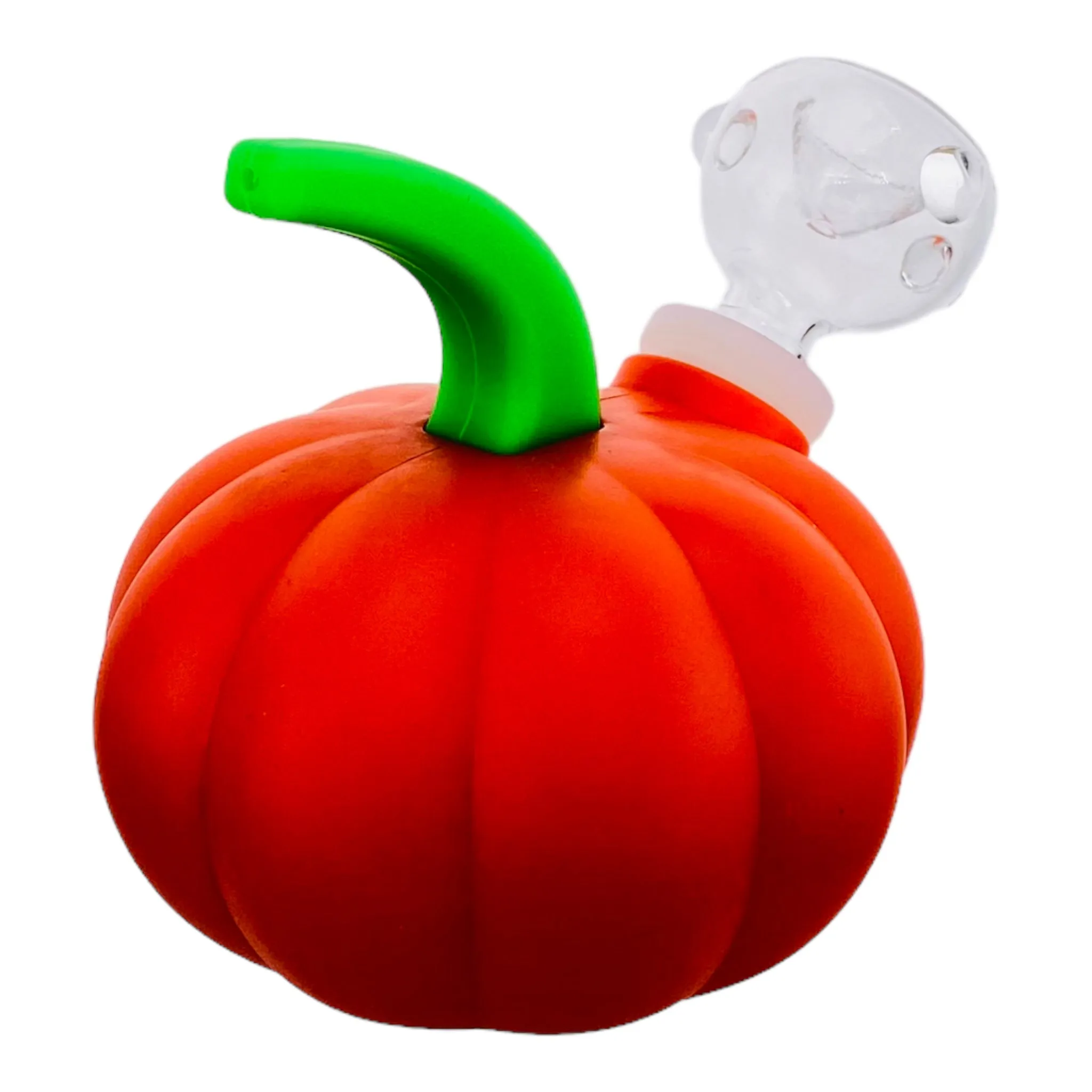 Silicone Jack-O-Lantern Pumpkin Hand Pipe