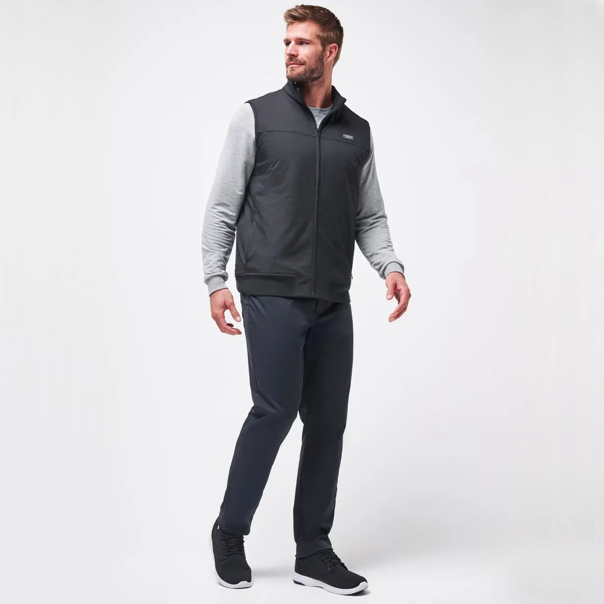 Travis Mathew Wanderlust Golf Vest - Black