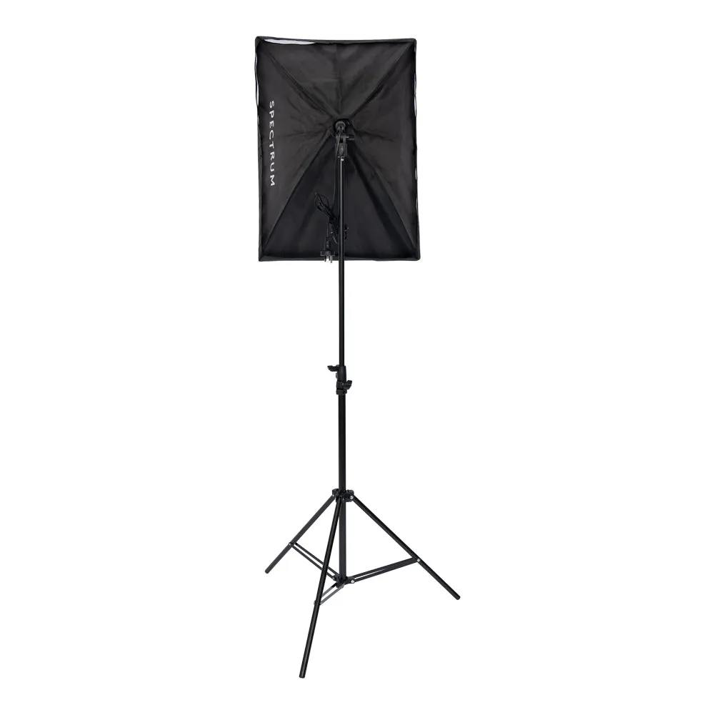 Triple "Illuminate Mate II" Rectangle Softbox and Boom Arm LED Lighting Kit