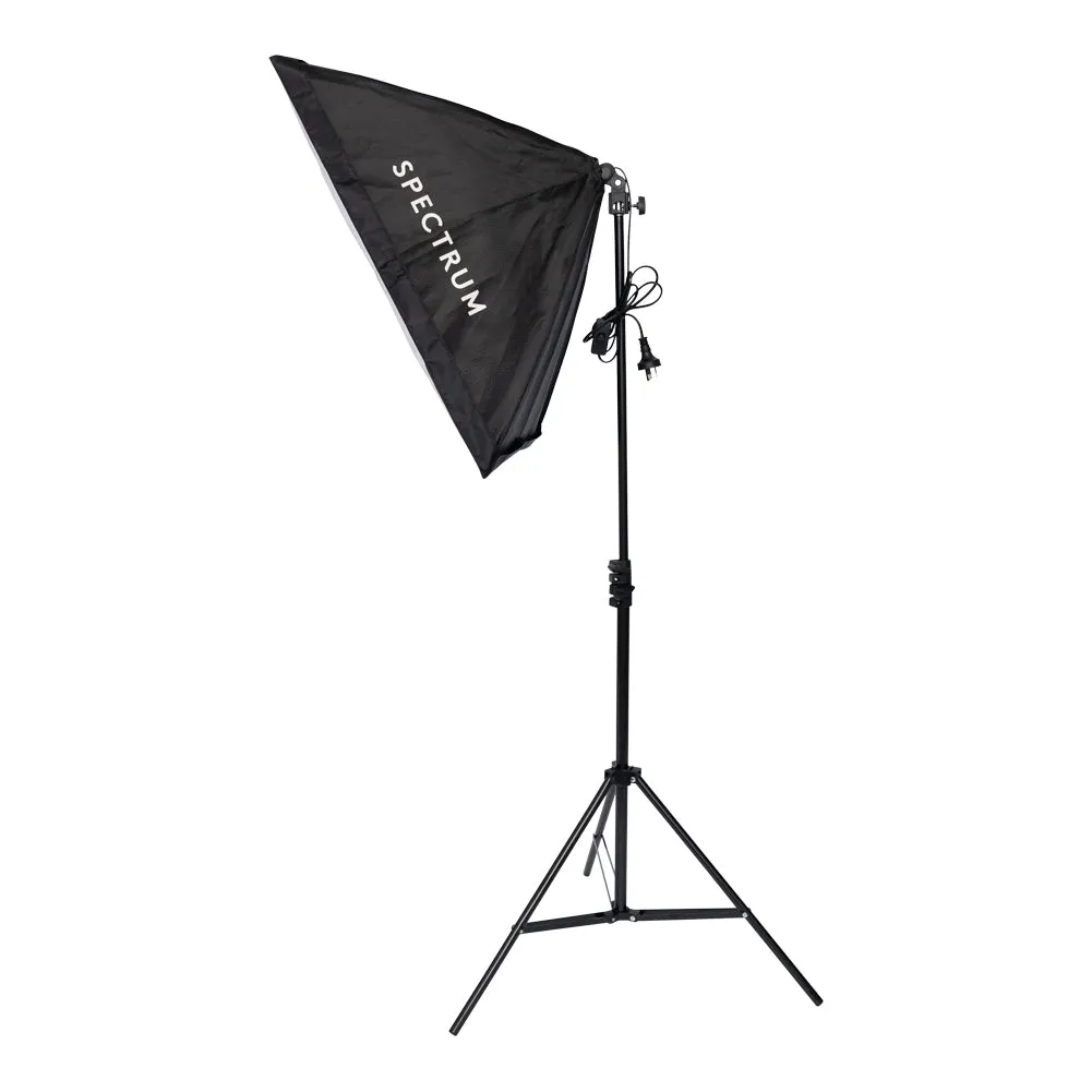 Triple "Illuminate Mate II" Rectangle Softbox and Boom Arm LED Lighting Kit