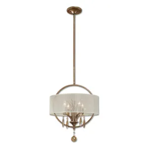 Uttermost Alenya 4 Light Fabric Drum Pendant