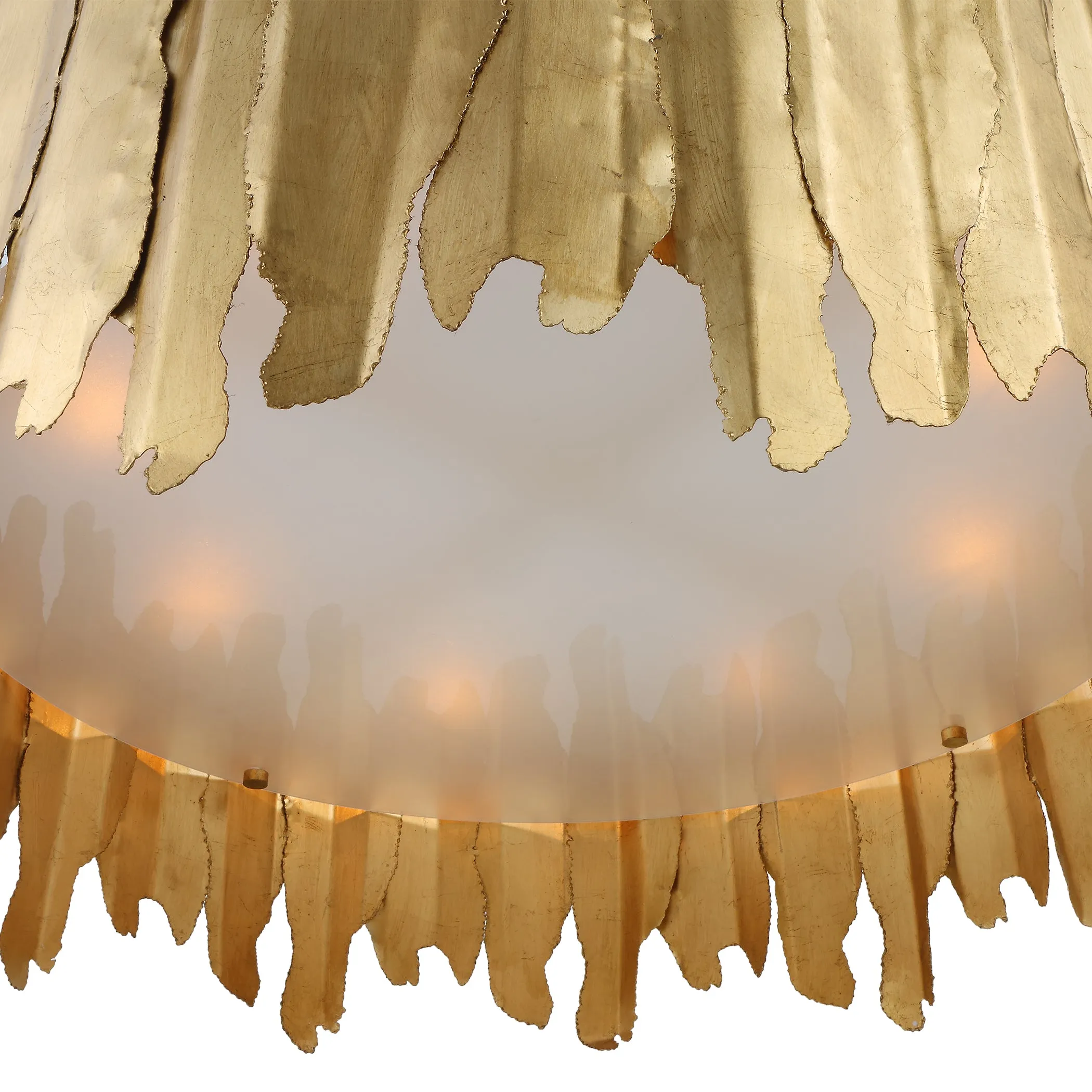 Uttermost Golden Gate 8 Light Industrial Pendant