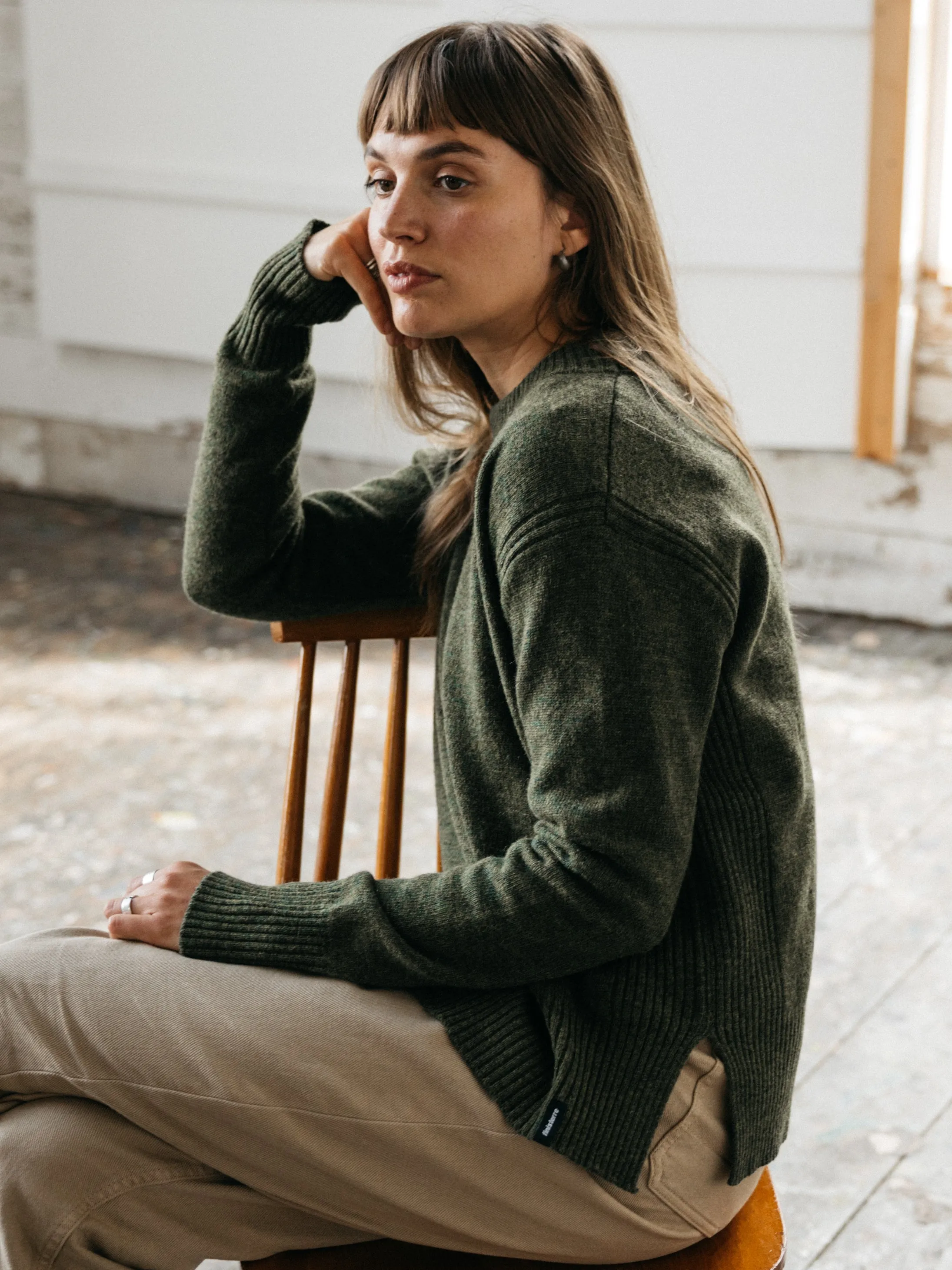 Women's Cavan Ribbed Knit Jumper